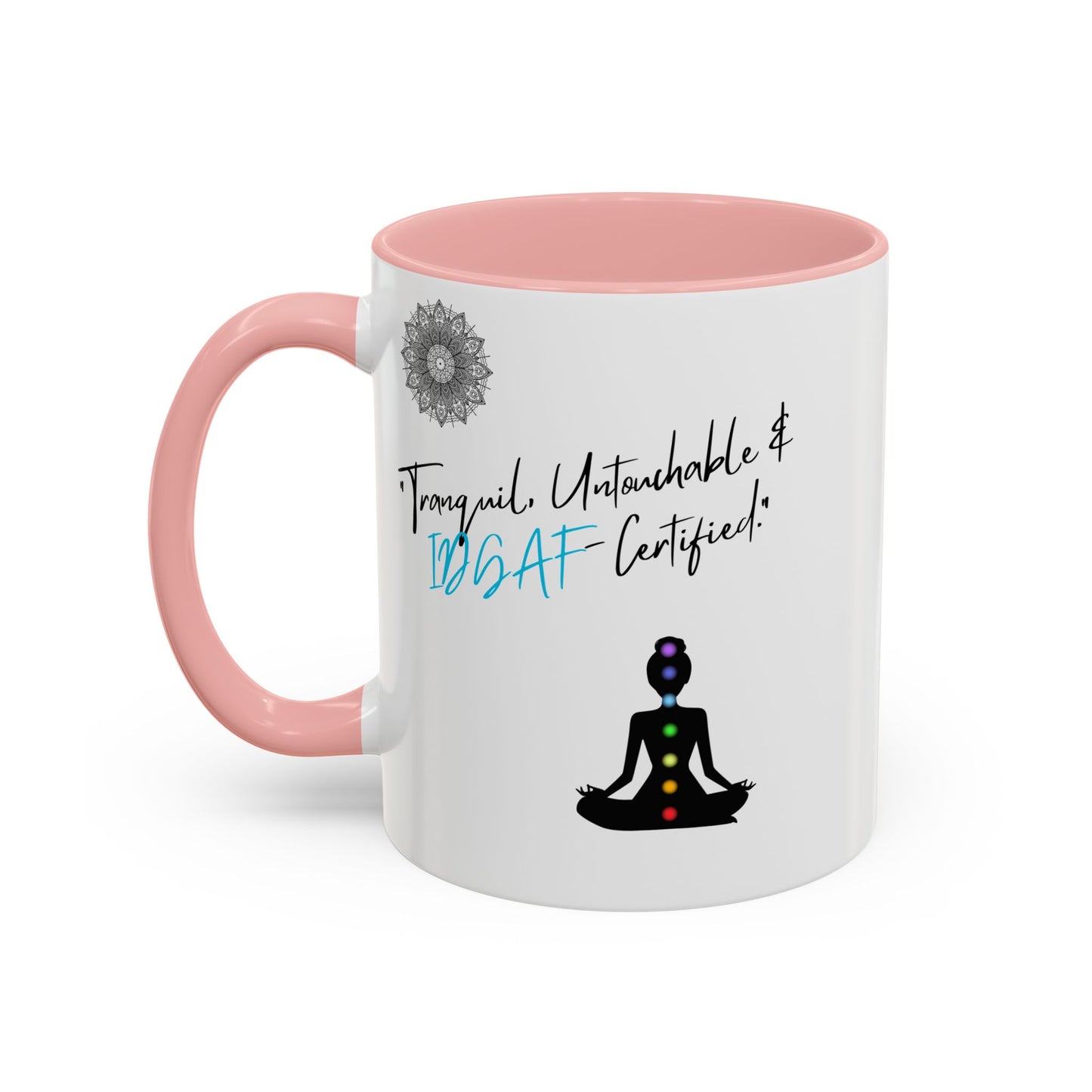 Tranquil Meditation Coffee Mug | Mindfulness Gift, Yoga Lover Mug, Wellness Decor, Personalized Tea Cup, Chakra Coffee Mug