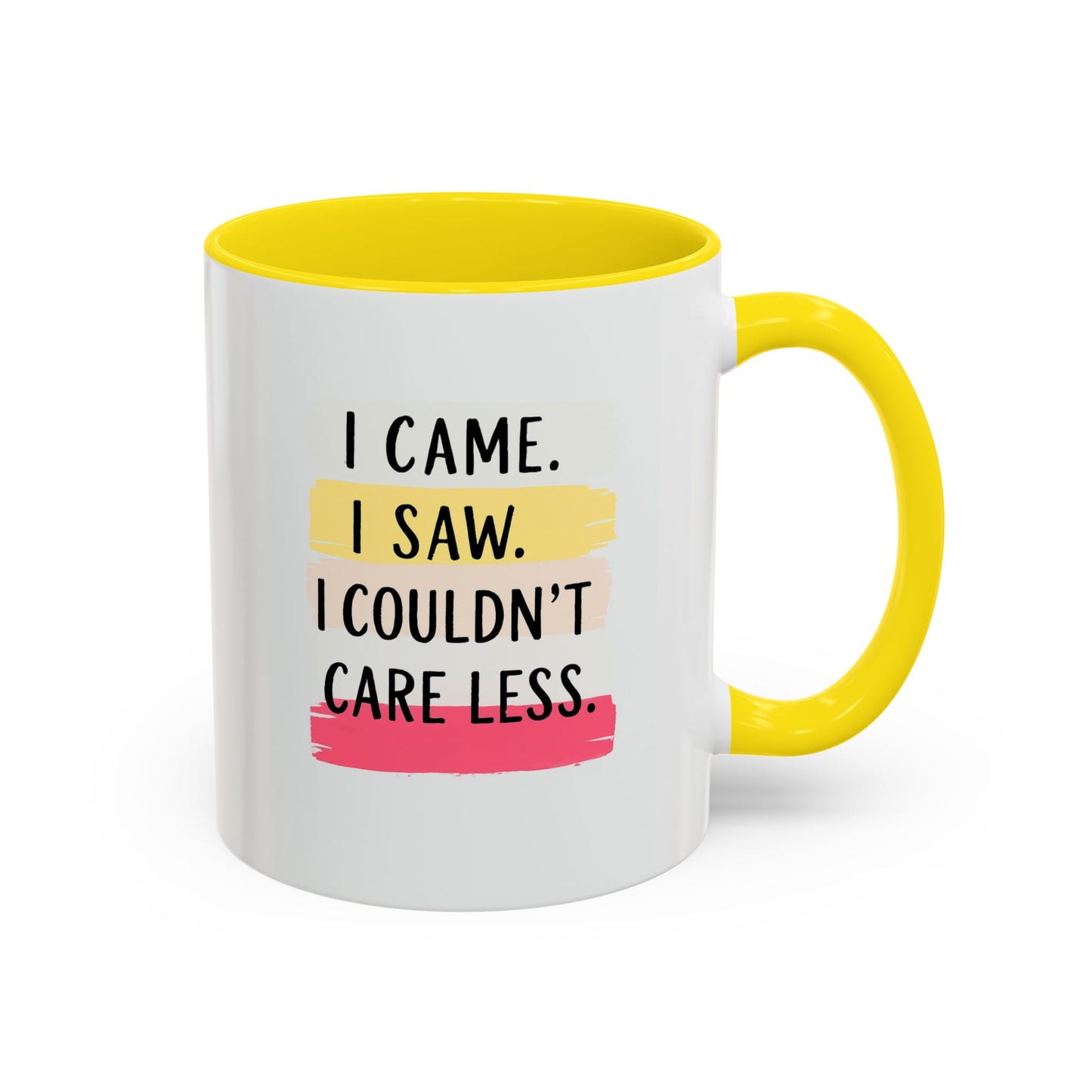 I Came, I Saw Coffee Mug - Funny Accent Mug for Home or Office, Gift for Friends, Conversation Starter, Quirky Drinkware