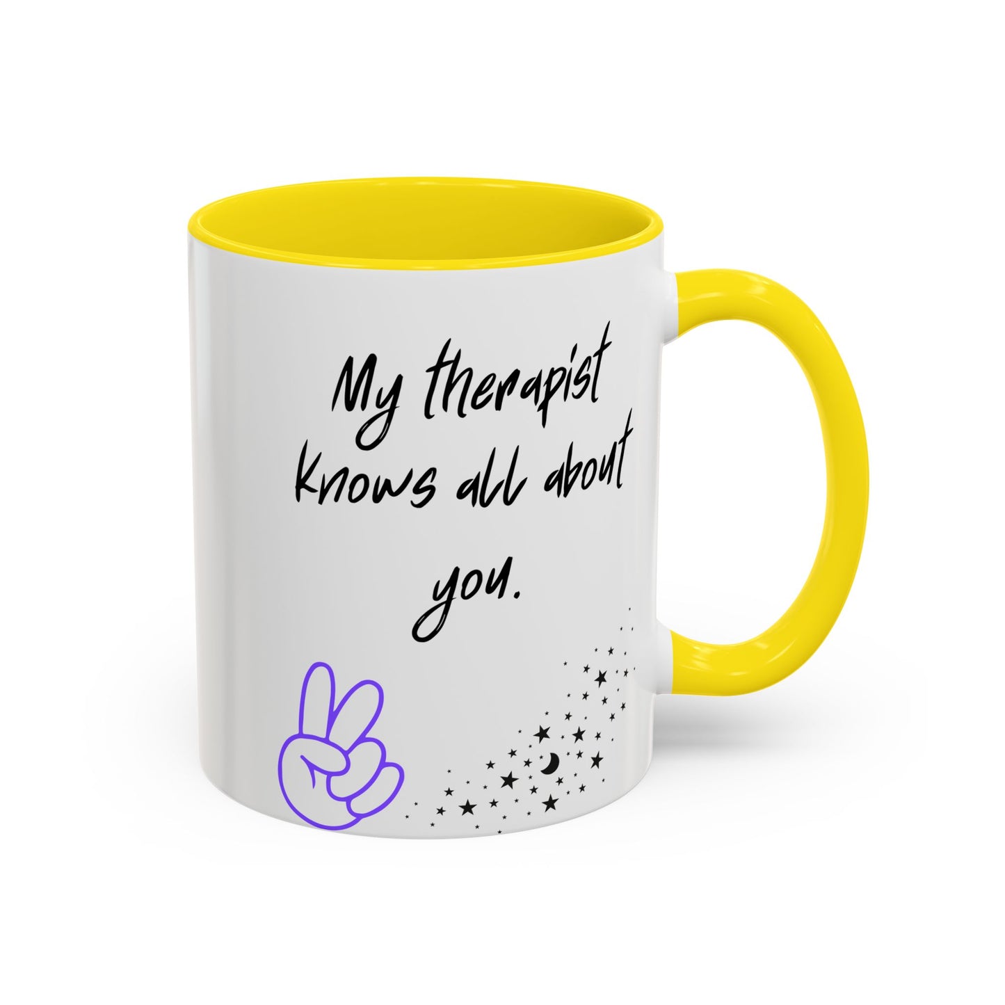 Funny Therapy Coffee Mug, Great Gift for Therapist Appreciation, Humour Mug, Self-Care, Latte or Tea Cup, Relaxing Beverage