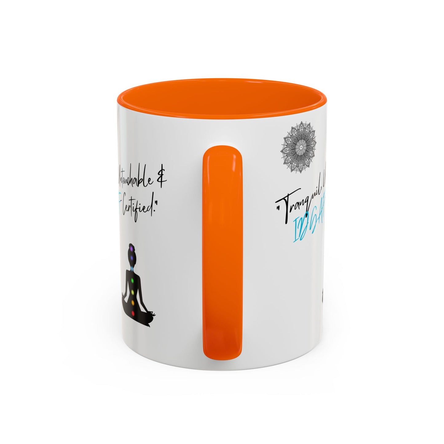 Tranquil Meditation Coffee Mug | Mindfulness Gift, Yoga Lover Mug, Wellness Decor, Personalized Tea Cup, Chakra Coffee Mug