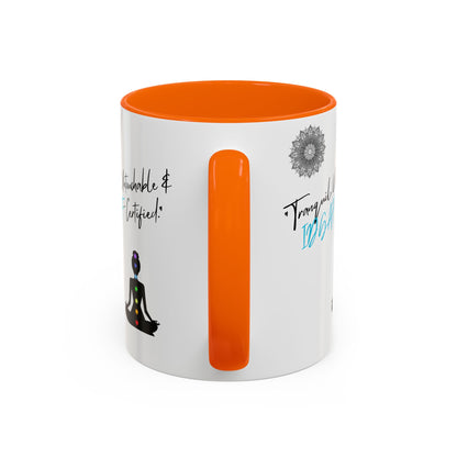 Tranquil Meditation Coffee Mug | Mindfulness Gift, Yoga Lover Mug, Wellness Decor, Personalized Tea Cup, Chakra Coffee Mug