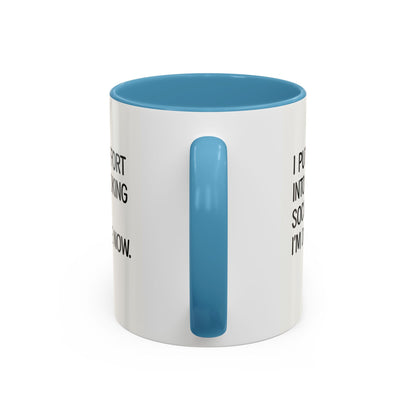 Funny Social Coffee Mug for Introverts, Unique Gift for Friends, Office Humour Mug, Black Accent Mugs, Sarcastic Coffee Cup