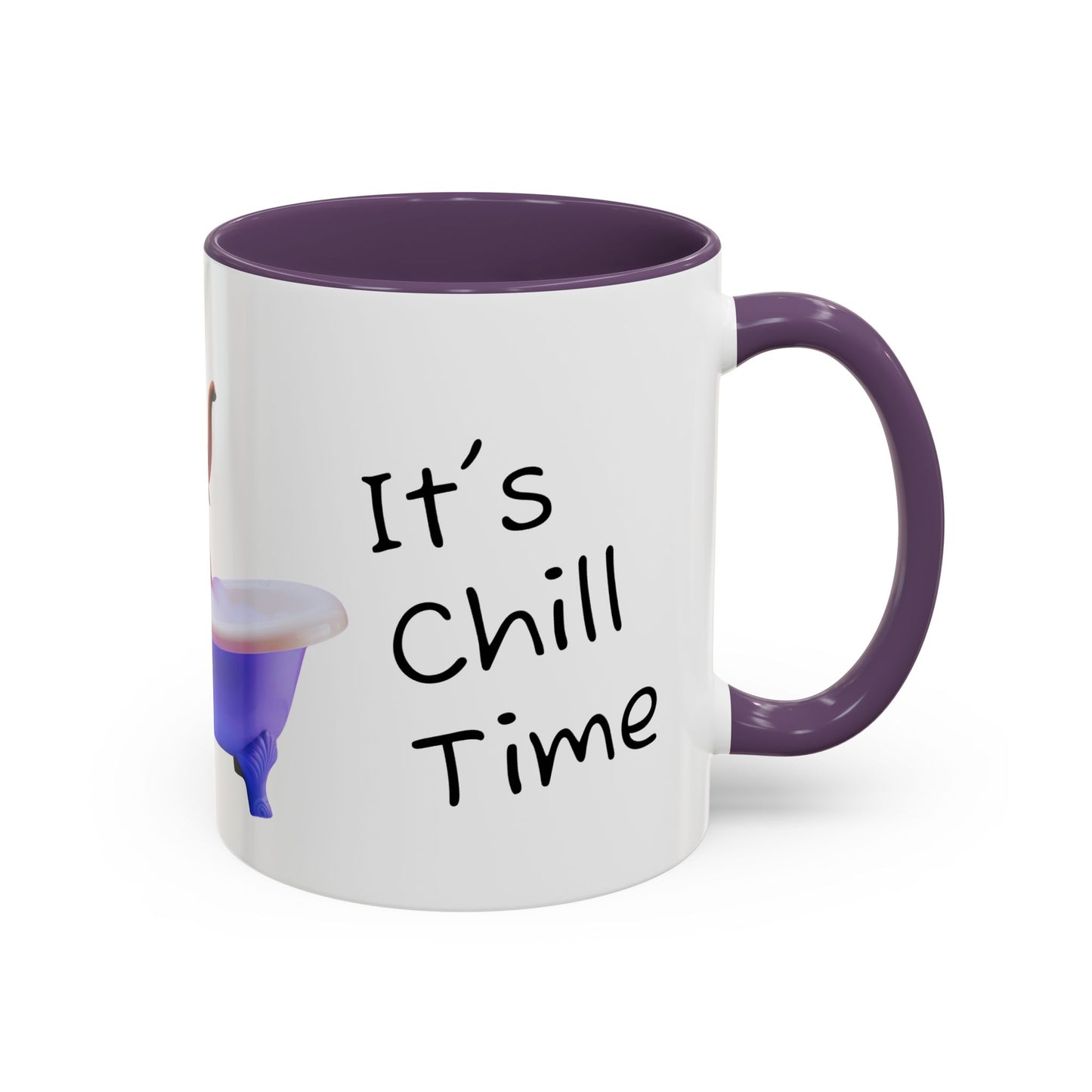 It's Chill Time Elephant Bath Accent Coffee Mug (11, 15oz)