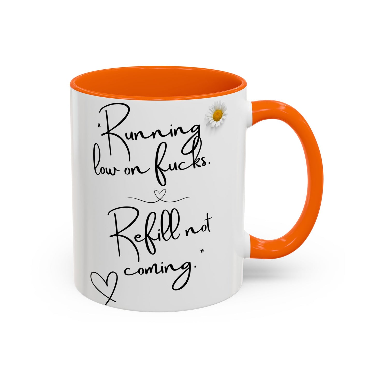 Running low on f**ks Sassy Coffee Mug, Funny Gift for Friends, Office Humour Cup, Birthday Present, Quirky Home Decor, Self-Care Coffee Mug