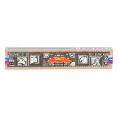 Set of 12 Satya Superhit Tobak Incense 15g (12/50)