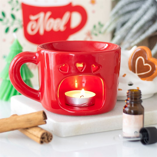 Hot Chocolate Mug Oil Burner | Christmas Décor