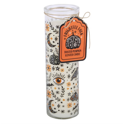 Toasted Pumpkin Scented Candle – Witchy Celestial Design
