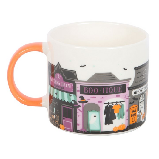 Spooky Street Halloween Mug – 350ml Ceramic Spooky Mug