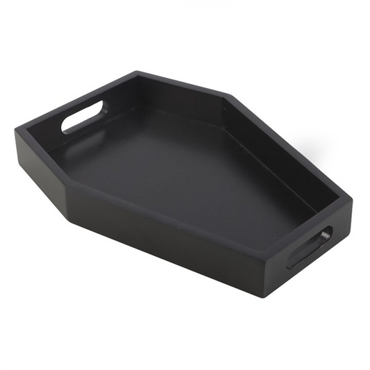 Black Coffin Trinket Tray – Gothic Jewellery & Crystal Tray