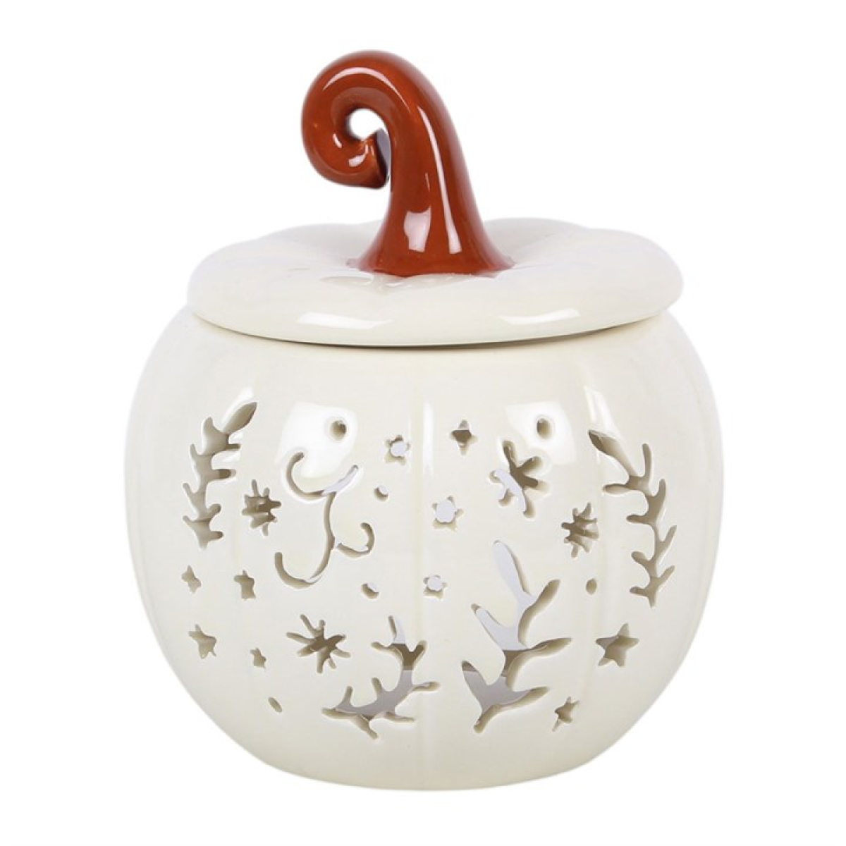 Cream Pumpkin Oil Burner & Wax Warmer – Celestial Folk Design