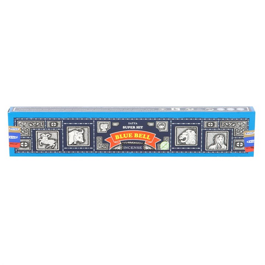 Set of 12 Satya Superhit Blue Bell Incense 15g (12/50)