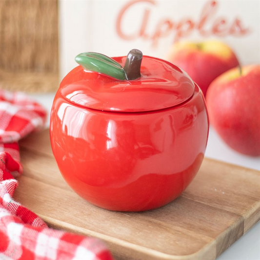Red Apple Shaped Scented Candle Jar – Cute Fruit Candle