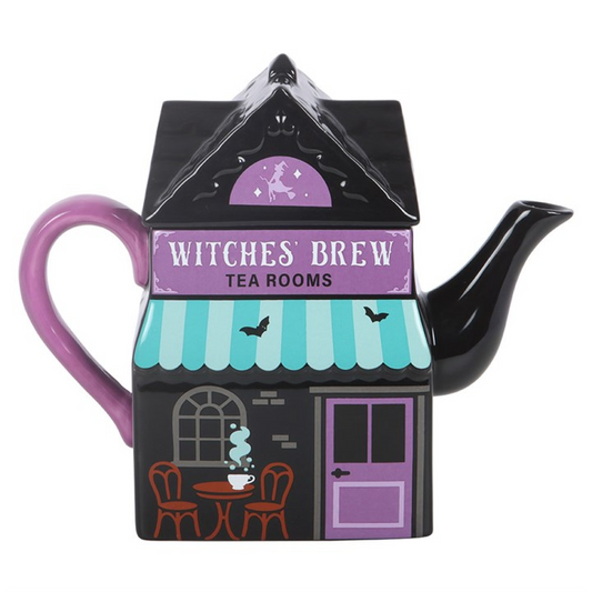 Witches’ Brew Halloween Teapot – Spooky Tea Room Ceramic Teapot