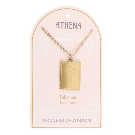 Athena Goddess Talisman Necklace