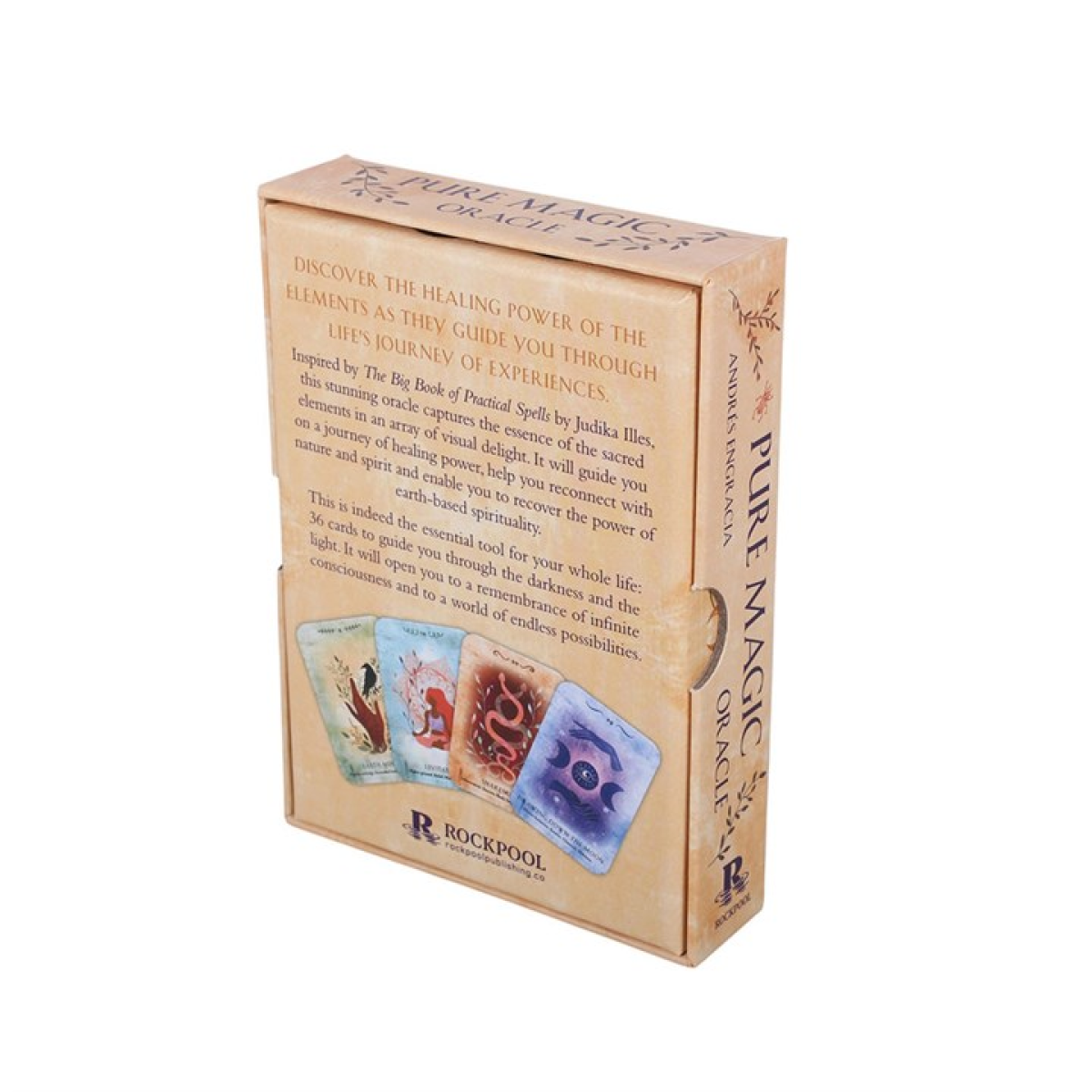 Elemental Oracle Card Deck – 36 Spiritual Guidance Cards