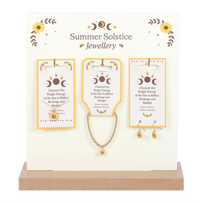 Set of 18 Summer Solstice Jewellery Pieces on Display
