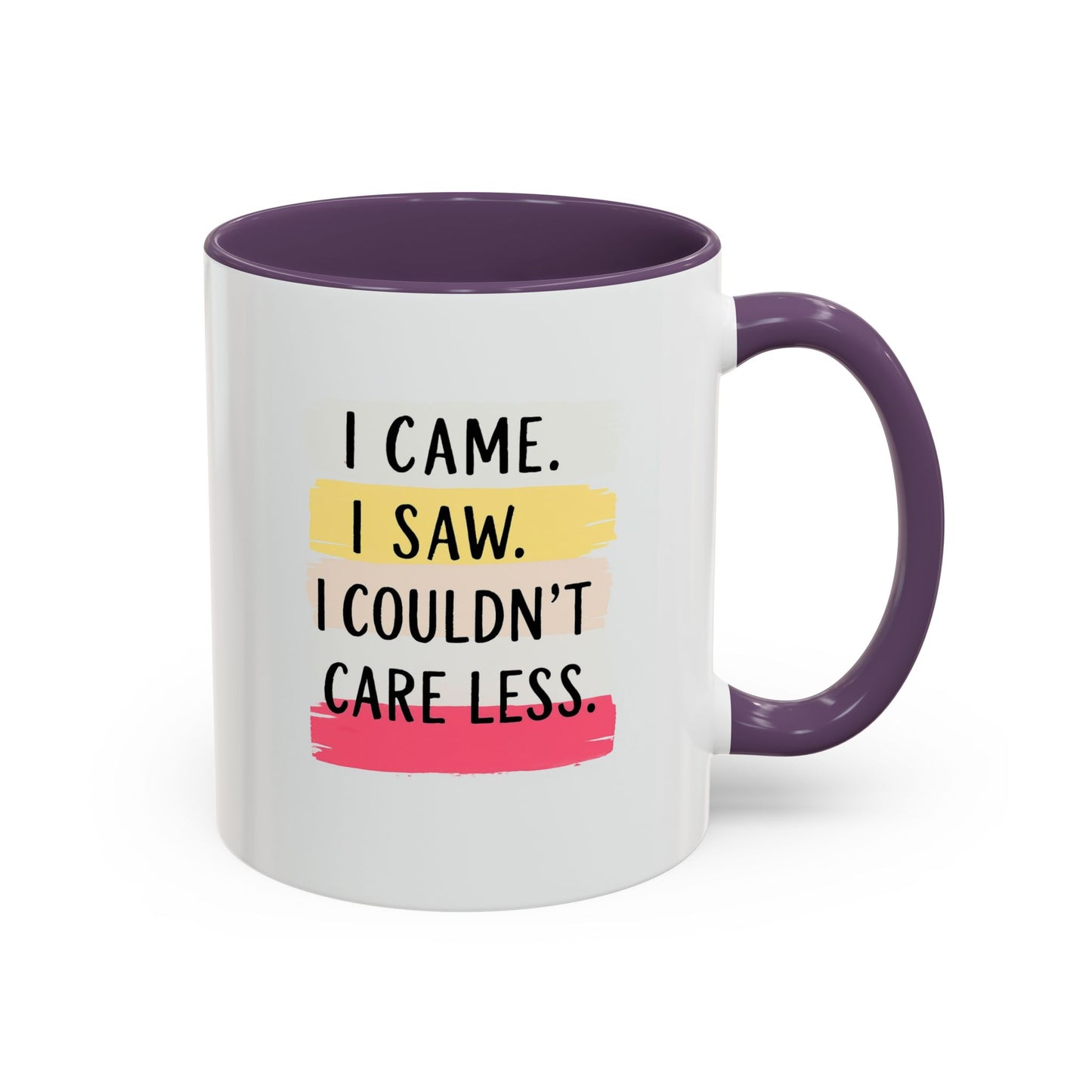 I Came, I Saw Coffee Mug - Funny Accent Mug for Home or Office, Gift for Friends, Conversation Starter, Quirky Drinkware