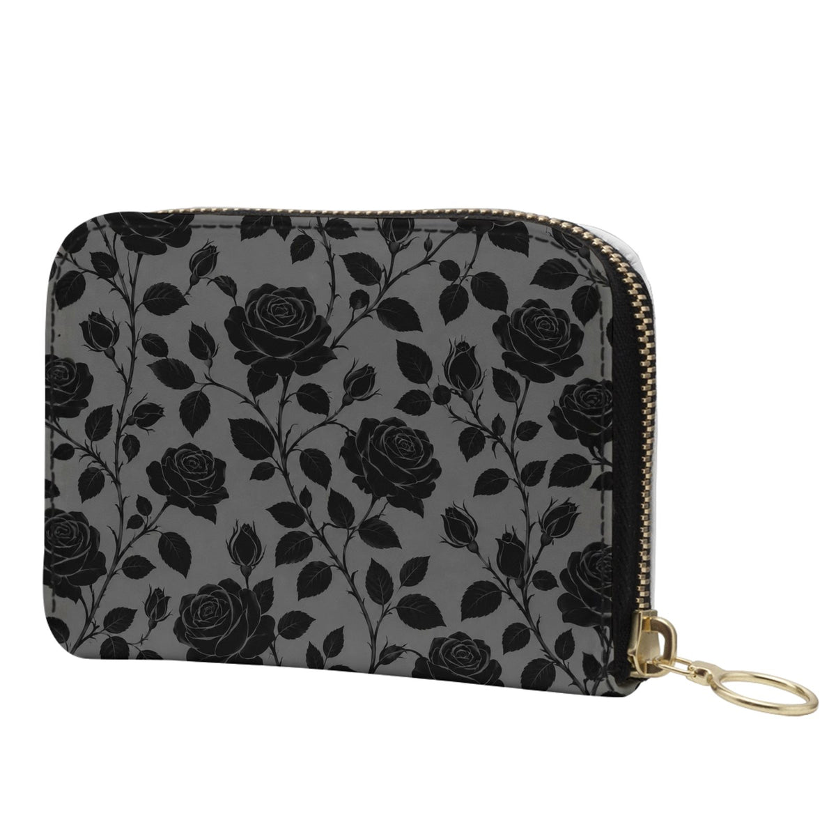 Midnight Rose Small Zip Purse