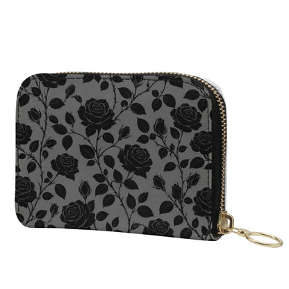Midnight Rose Small Zip Purse