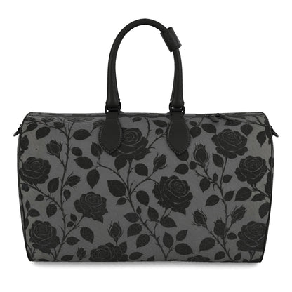 Midnight Rose Designer Nappa Leather Duffle Bag