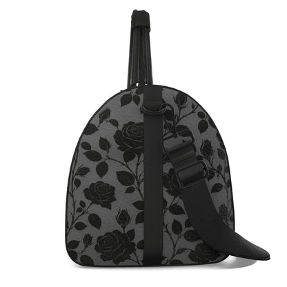 Midnight Rose Designer Nappa Leather Duffle Bag