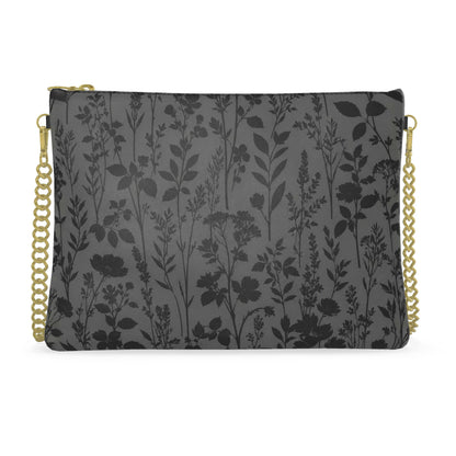 Midnight Meadow Designer Chain Crossbody Bag