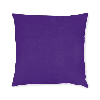 Vibrant Purple Lip Print Square Cushion, Decorative Throw Cushion, Boho Home Decor, Couch Cushion, Gift for Her, Pop Art Accent