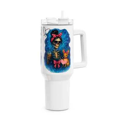 Colourful Skeleton Tumbler, 40oz | Playful and Fun Drinkware for Halloween, Day of the Dead, Party Favours, Gift Idea, Outdoor Activities