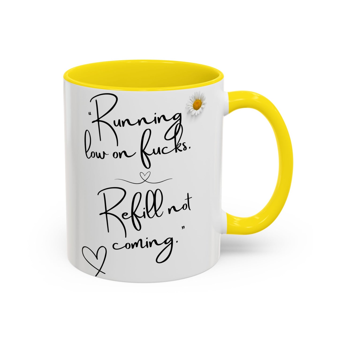 Running low on f**ks Sassy Coffee Mug, Funny Gift for Friends, Office Humour Cup, Birthday Present, Quirky Home Decor, Self-Care Coffee Mug