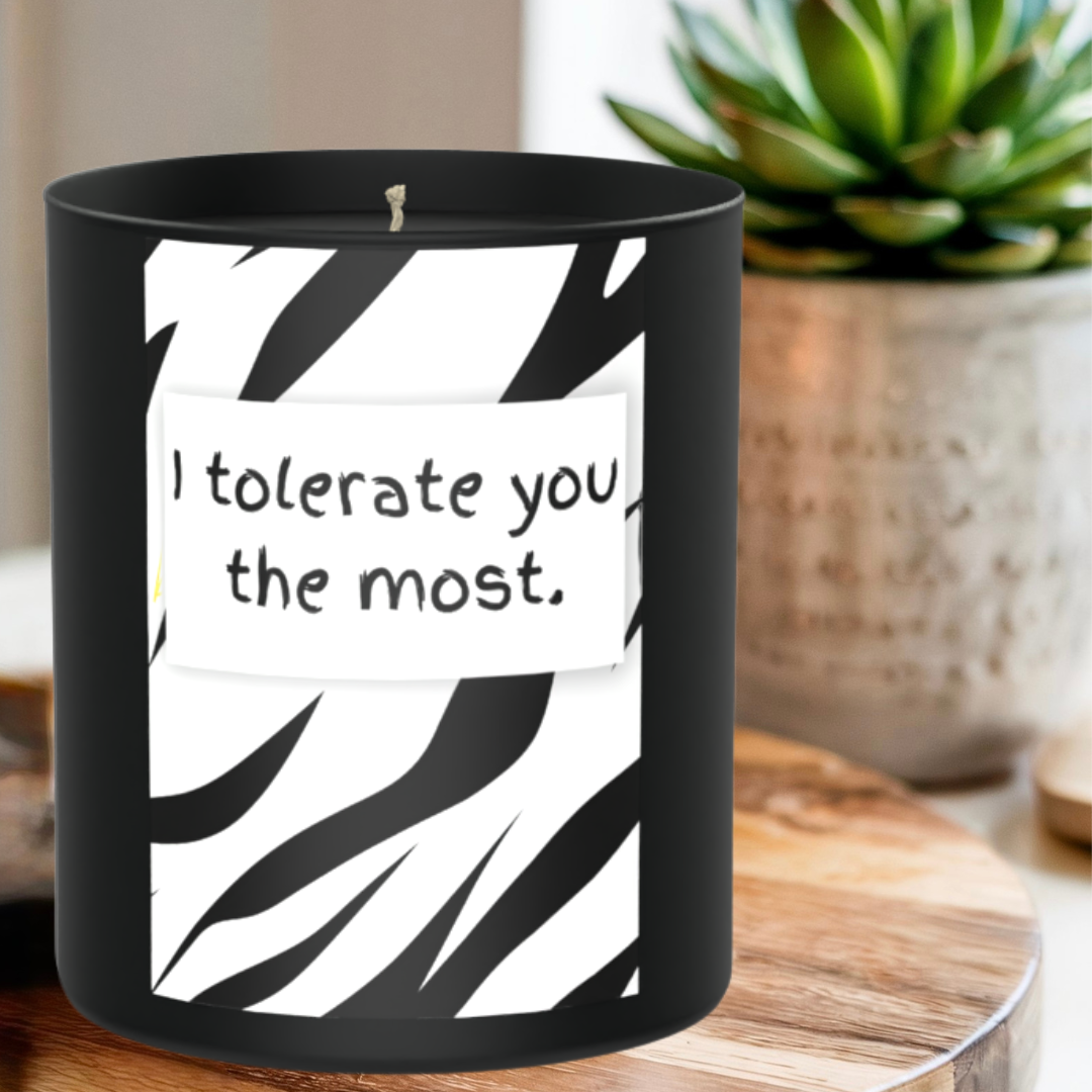 I Tolerate You The Most 200g Black Candle ‘Dark Noir’