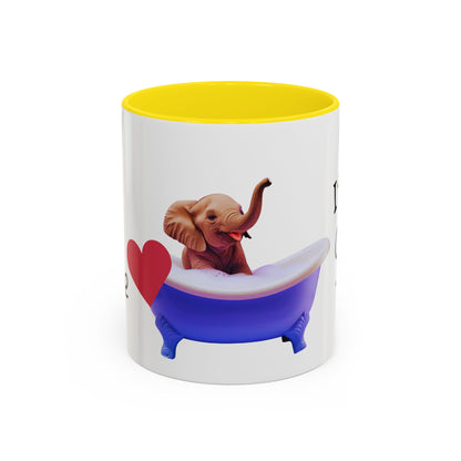 It's Chill Time Elephant Bath Accent Coffee Mug (11, 15oz)