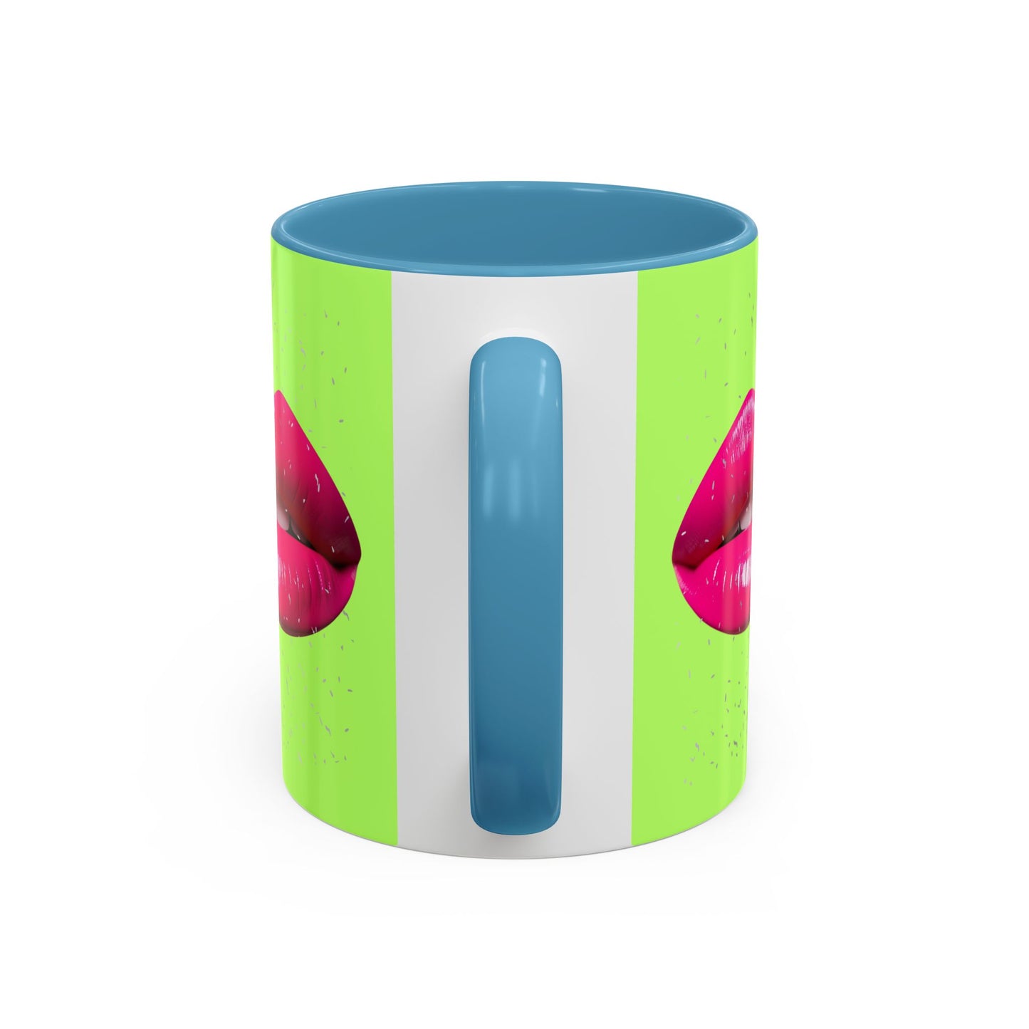 Hot Lips Neon Accent Coffee Mug (11, 15oz)