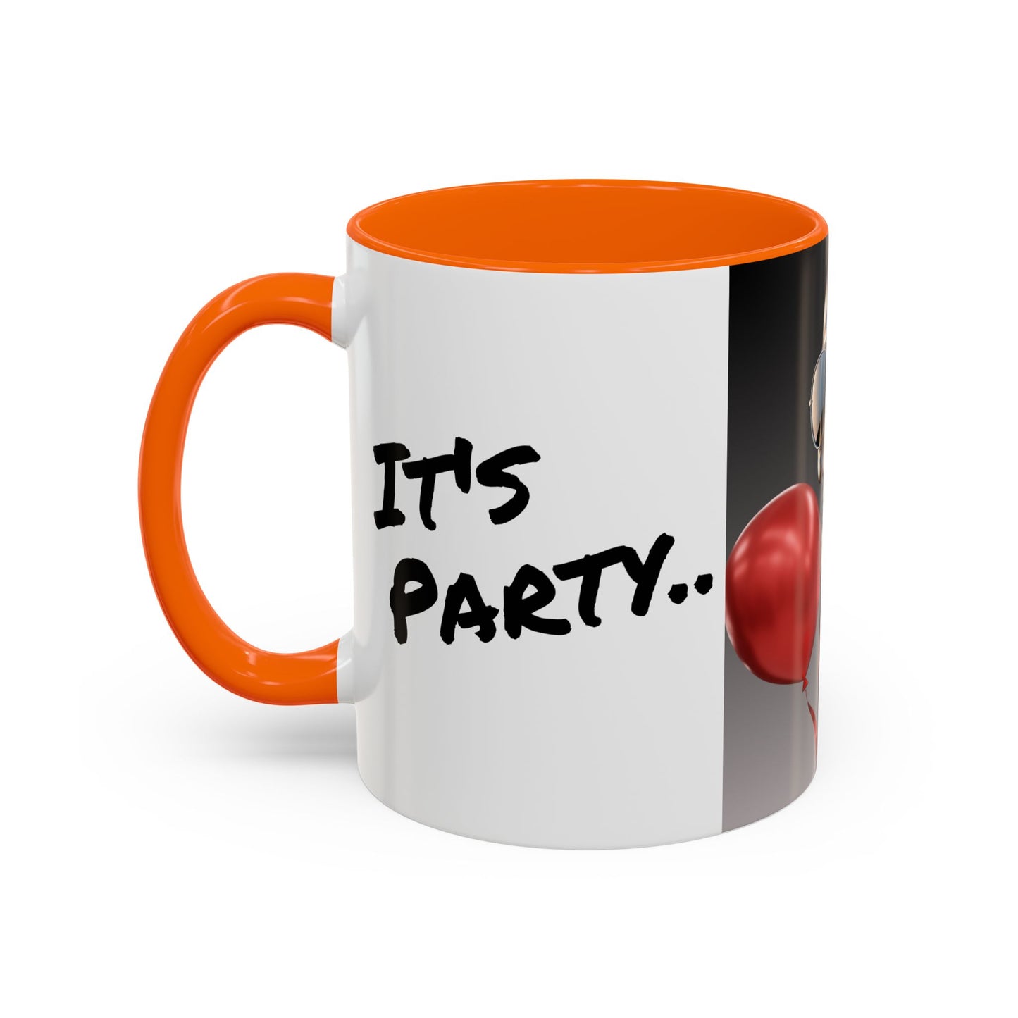 Skeleton Party Time Accent Coffee Mug (11, 15oz)