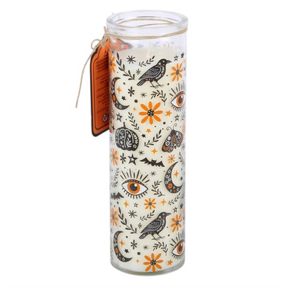Toasted Pumpkin Scented Candle – Witchy Celestial Design