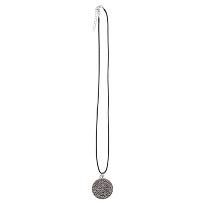 Vegvisir Viking Compass Viking Cord Necklace