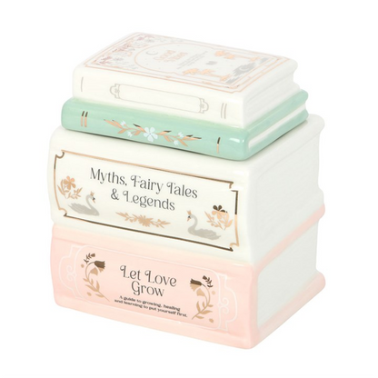 Book Stack Oil Burner