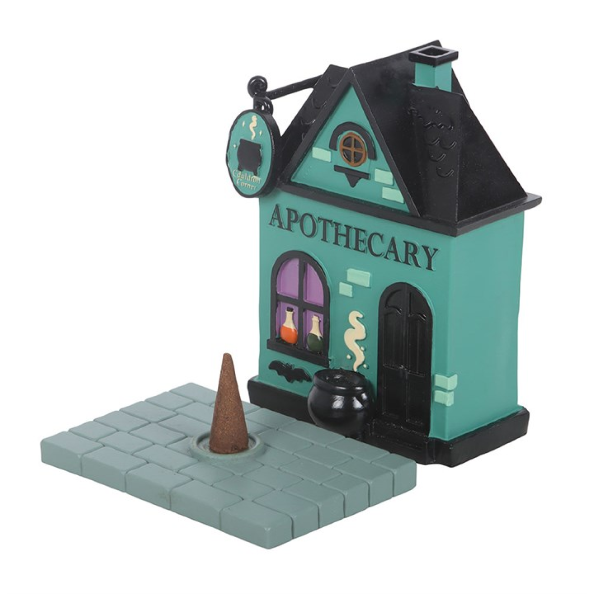 Apothecary Halloween Incense Cone Holder – Spooky Shop Burner
