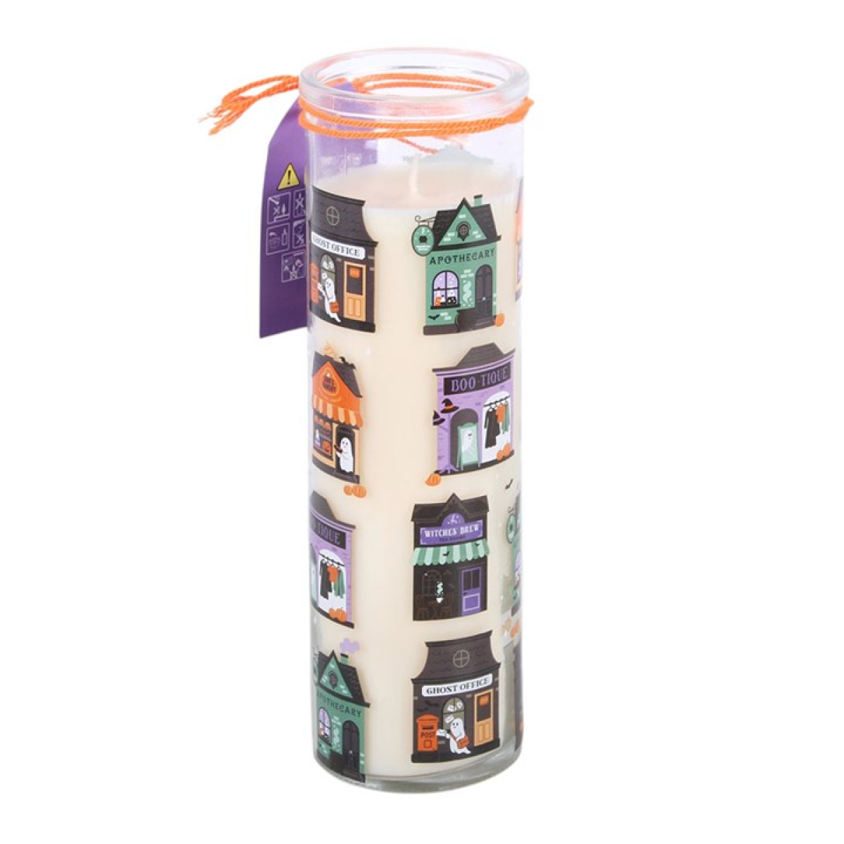 Spooky Street Pumpkin Cinnamon Roll Candle – Halloween Scented Candle