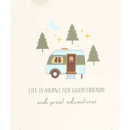 Good Friends and Great Adventures Hanging Sign