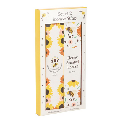 Set of 2 Honey and Wildflower Incense Stick Packs