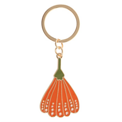 Thank You for Helping Me Grow Flower Keyring
