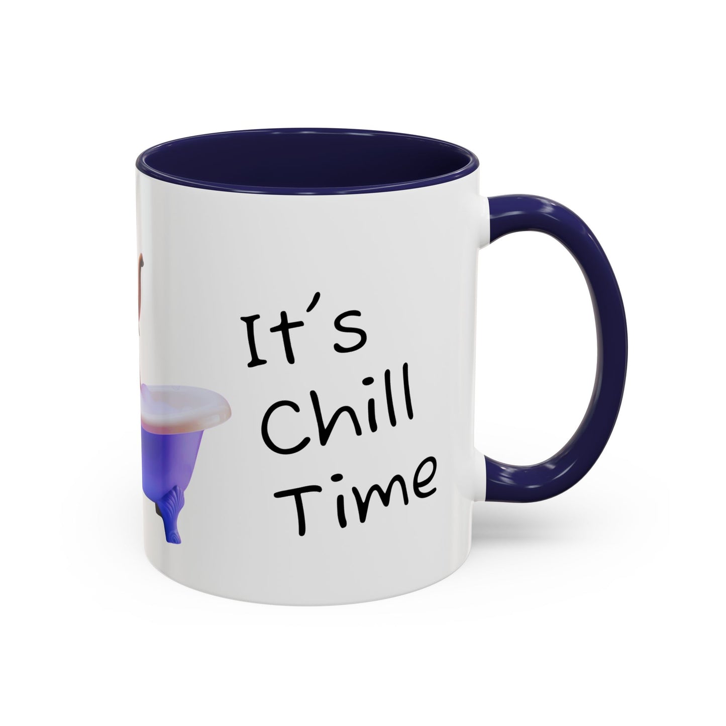 It's Chill Time Elephant Bath Accent Coffee Mug (11, 15oz)