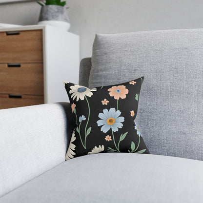 Floral Accent Cushion | Home Decor, Couch Cushion, Bedroom Decoration, Farmhouse Style, Gift for Her