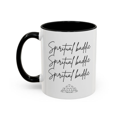 Spiritual Baddie Crown Accent Coffee Mug (11, 15oz)