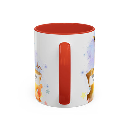 Giraffe Humour Accent Coffee Mug - Funny Gift, Quirky Kitchen Decor, Ideal for Birthdays, Christmas, Office