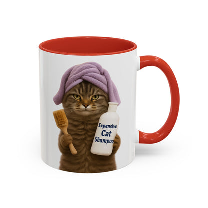 Funny Cat Coffee Mug, Gift for Cat Lovers, Cute Pet Mug, Animal Lover's Drinkware, Fun Coffee Cup, Unique Cat Themed Kitchenware