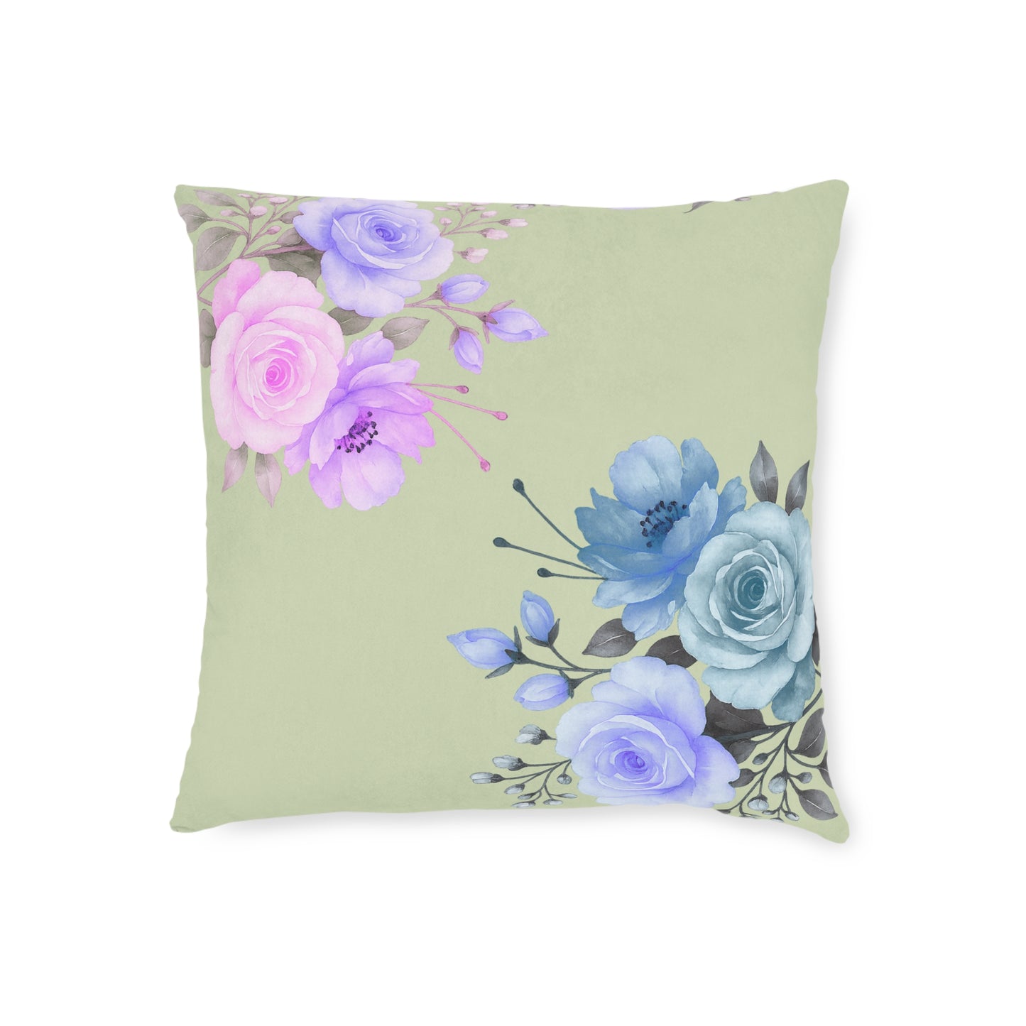 Floral Square Cushion | Home Decor, Couch Cushion, Gift for Her, Throw Cushion, Mother's Day Decoration