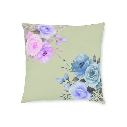 Floral Square Cushion | Home Decor, Couch Cushion, Gift for Her, Throw Cushion, Mother's Day Decoration
