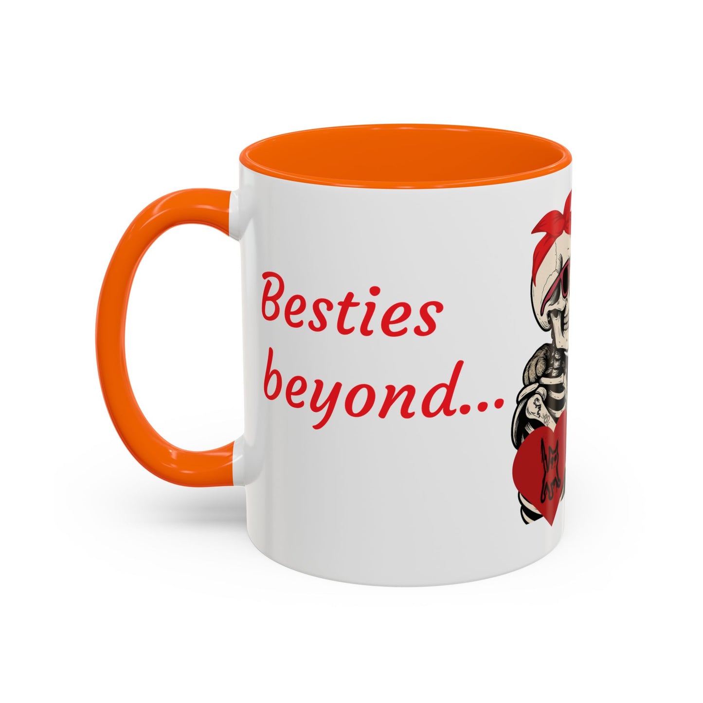 Romantic Skull & Cat Coffee Mug - Perfect for Cat Lovers