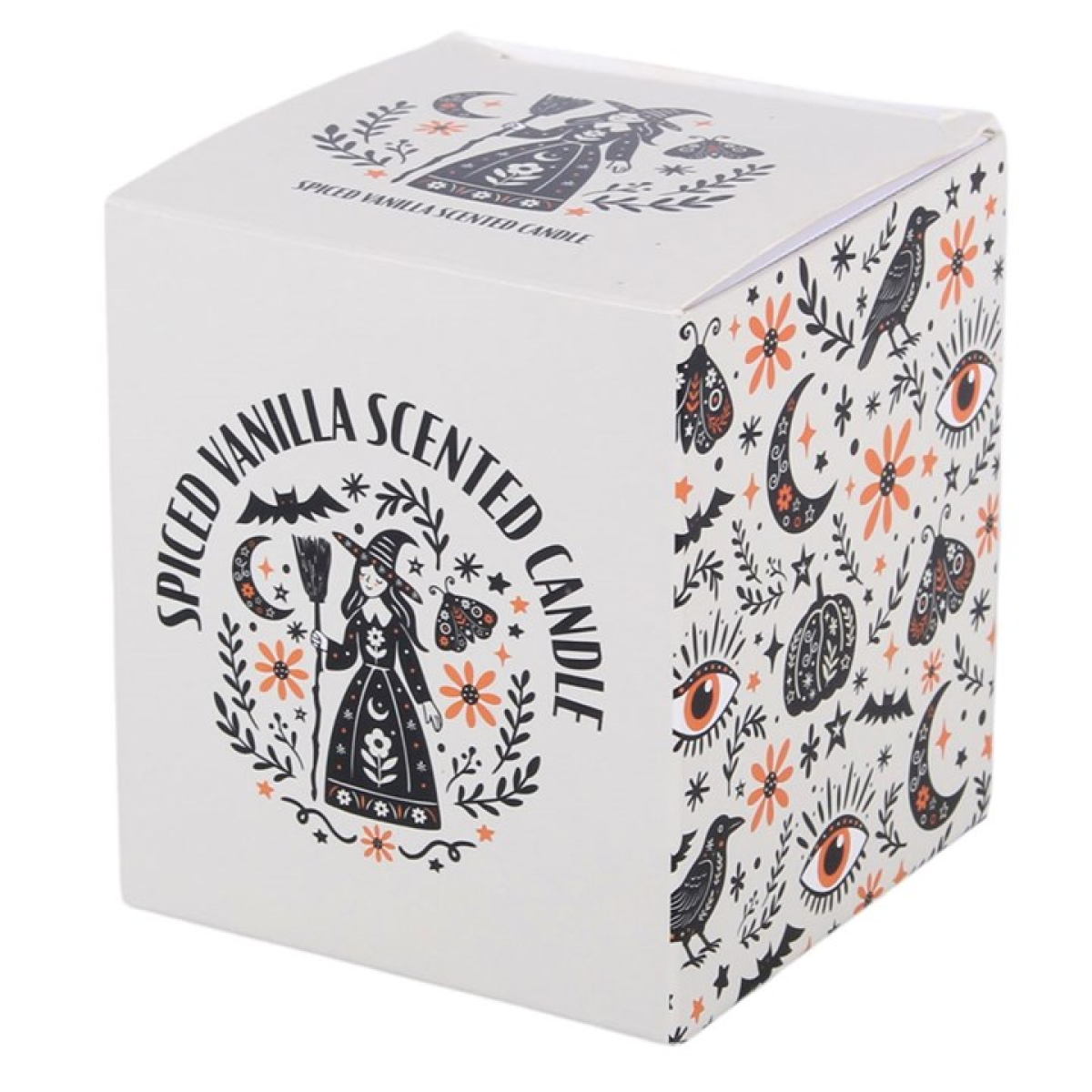 Spiced Vanilla Scented Candle – Witchy Celestial Design